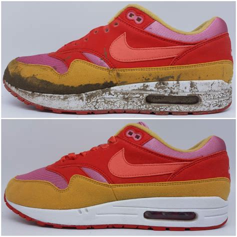 met wat voor zeep nike air max suede schoonmaken|Nike Air Max suede cleaner.